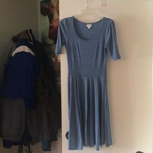 Lularoe Blue Amelia dress